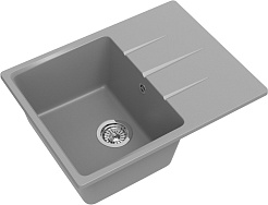 Ewigstein Мойка кухонная Gerd 45F серый металлик – фотография-1